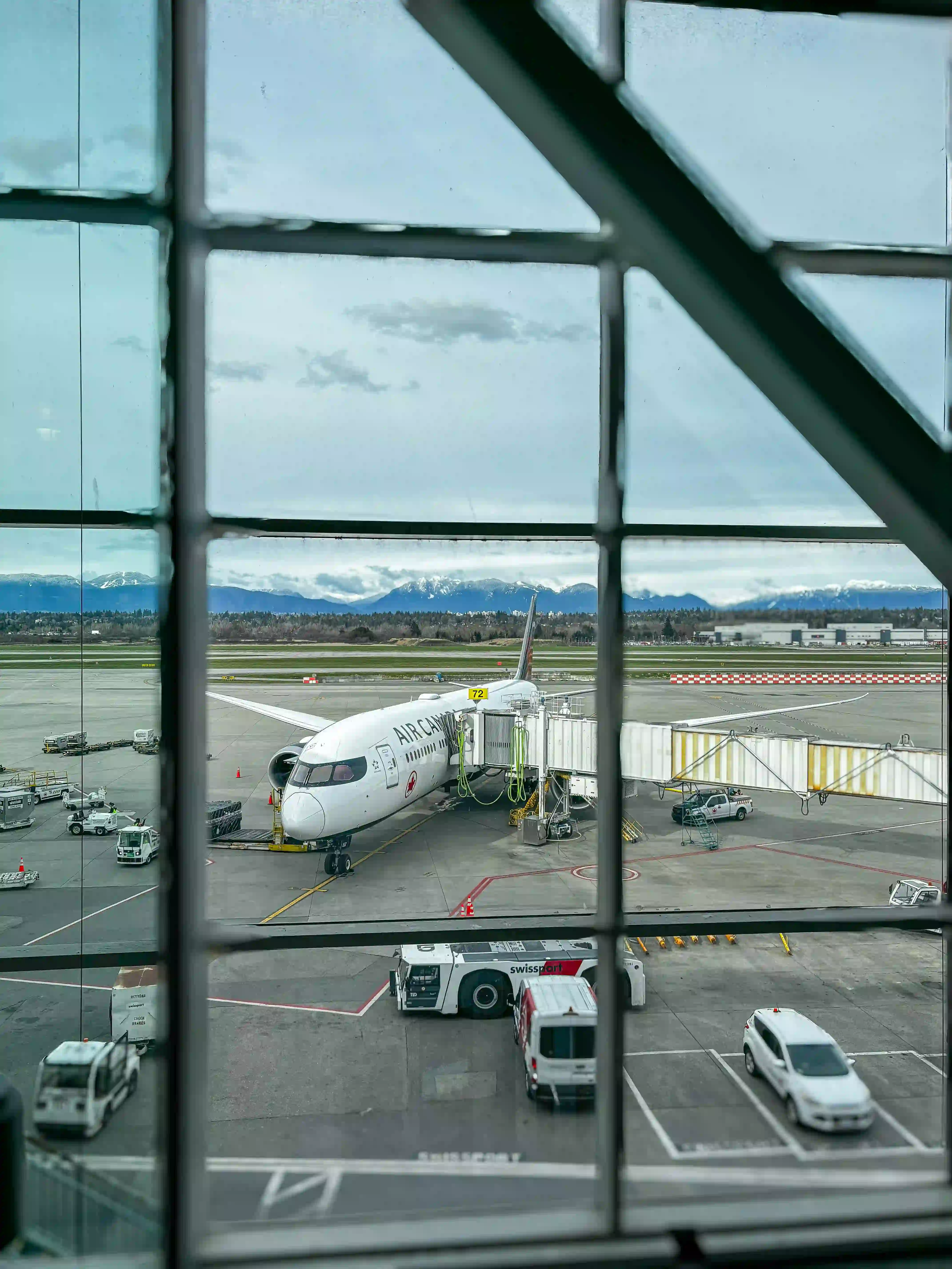 Airplane at Calgary Airport